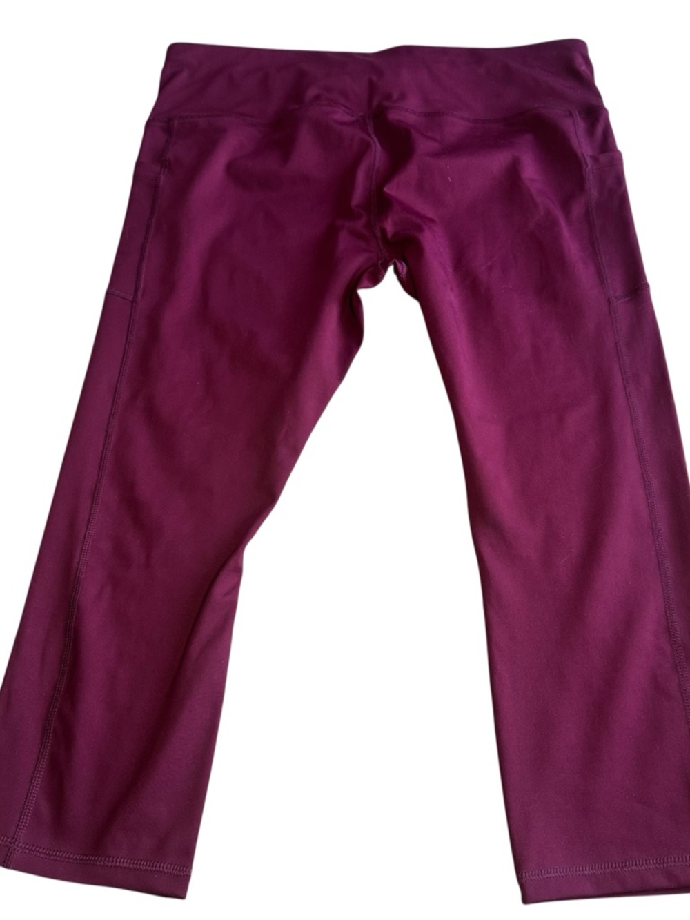 Avia women’s cropped leggings burgundy XL - Picture 5 of 5